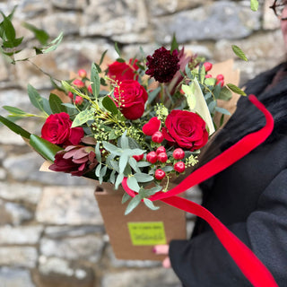 Valentine Mixed Bouquet from Flower Shed – Preorder - Shells Cafe | Shells Little Shop