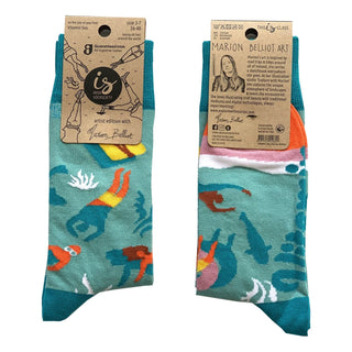 Vitamin Sea Socks - Shells Cafe | Shells Little Shop