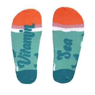 Vitamin Sea Socks - Shells Cafe | Shells Little Shop
