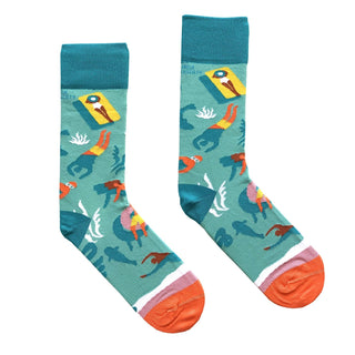 Vitamin Sea Socks - Shells Cafe | Shells Little Shop