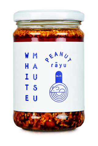 White Mausu Peanut Rāyu - Shells Cafe | Shells Little Shop