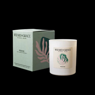 Wizard & Grace Natural Essential Oil candle - Peace - Shells Cafe | Shells Little Shop
