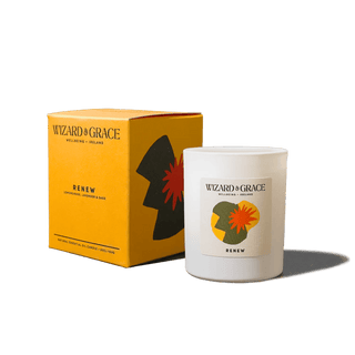 Wizard & Grace Natural Essential Oil candle - Renew - Shells Cafe | Shells Little Shop