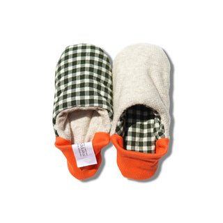 Woolly Gingham Slipper - various Colours - Shells Cafe | Shells Little Shop