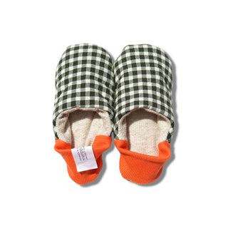 Woolly Gingham Slipper - various Colours - Shells Cafe | Shells Little Shop