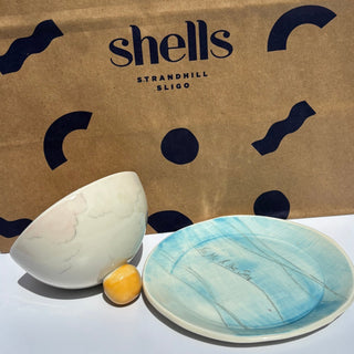 "You, Me, & the Sea" Shells Butter Dish - Shells Cafe | Shells Little Shop